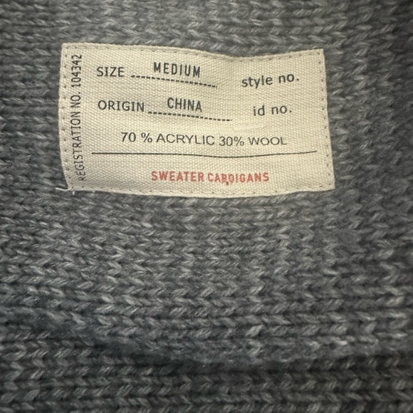 Urban Outfitters Gray Fringe Cardigan Sweater - Women's Medium - Picture 2 of 5